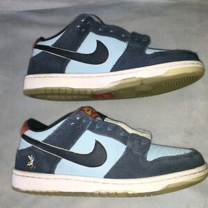 Nike SB Low Dunks Why So Sad M7 Light Dark Blue